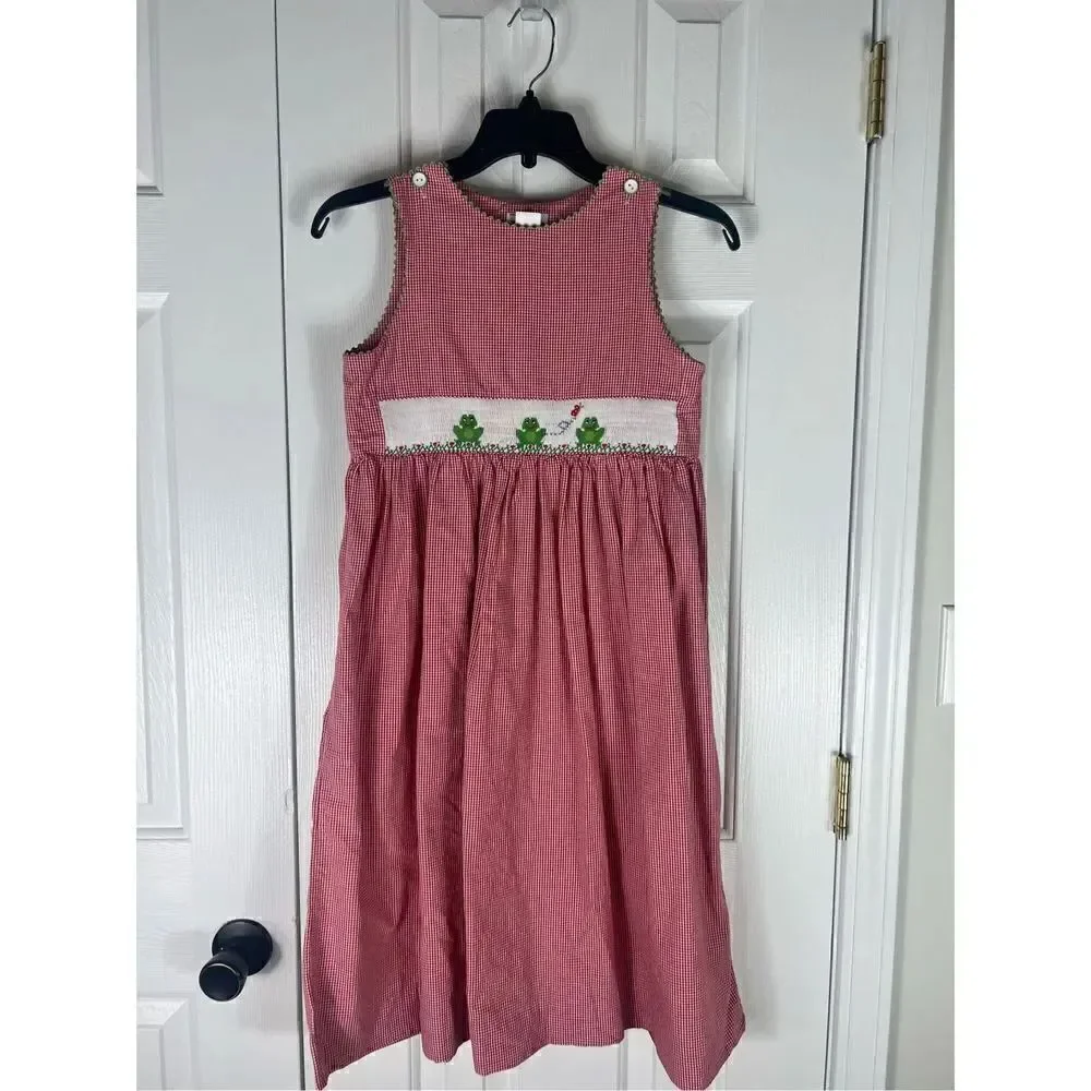 Mother Goose Smcoked Girls Dress Size 10